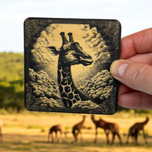 Load image into Gallery viewer, Coasters - Black - Giraffe -  Set of 2