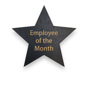 Sign - Employee Of The Month Star