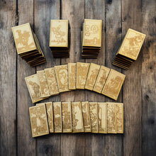 Load image into Gallery viewer, Tarot Deck Wood Cards - Set of 78 - Raw Wood 2x3in each