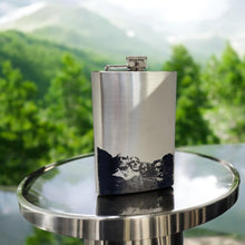 Load image into Gallery viewer, 8oz Mt. Rushmore Stainless Steel Flask