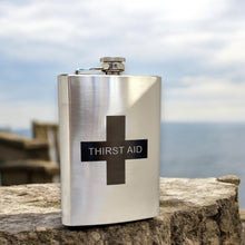 Load image into Gallery viewer, 8oz Thirst Aid Stainless Steel Flask