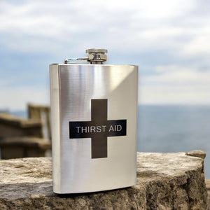 8oz Thirst Aid Stainless Steel Flask