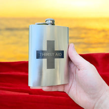 Load image into Gallery viewer, 8oz Thirst Aid Stainless Steel Flask