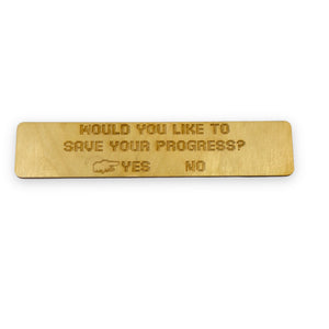 Bookmark - Would You Like to Save Your Progress