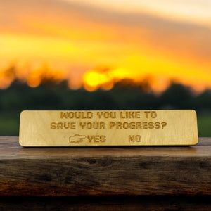 Bookmark - Would You Like to Save Your Progress