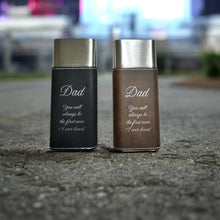 Load image into Gallery viewer, Cigar Case with Cutter - Dad you will always be the first man Leatherette