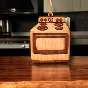 Stove - Cedar Ornament