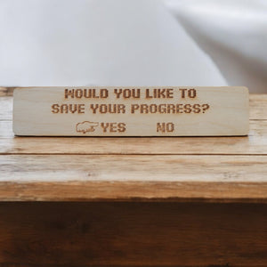 Bookmark - Would You Like to Save Your Progress