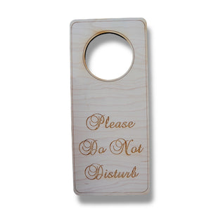 Please Do Not Disturb Door sign - Wood