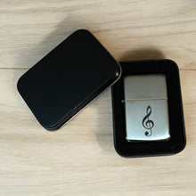 Load image into Gallery viewer, Lighter - Treble Clef Music Note Polish Chrome