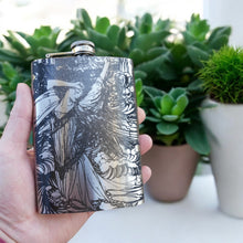 Load image into Gallery viewer, 8oz Nayad Stainless Steel Flask