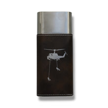 Load image into Gallery viewer, Cigar Case with Cutter - Helicopter Lineman Leather