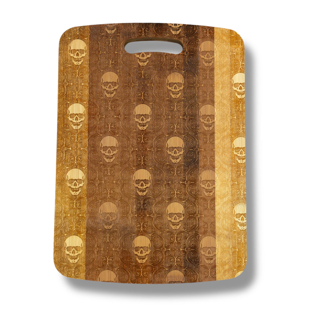 Gothic Baroque Cutting Board 14''x9.5''x.5'' Bamboo