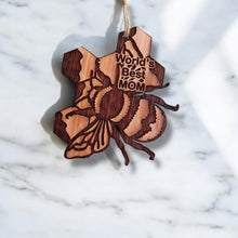 Load image into Gallery viewer, BEE World&#39;s Best Mom - Cedar Ornament
