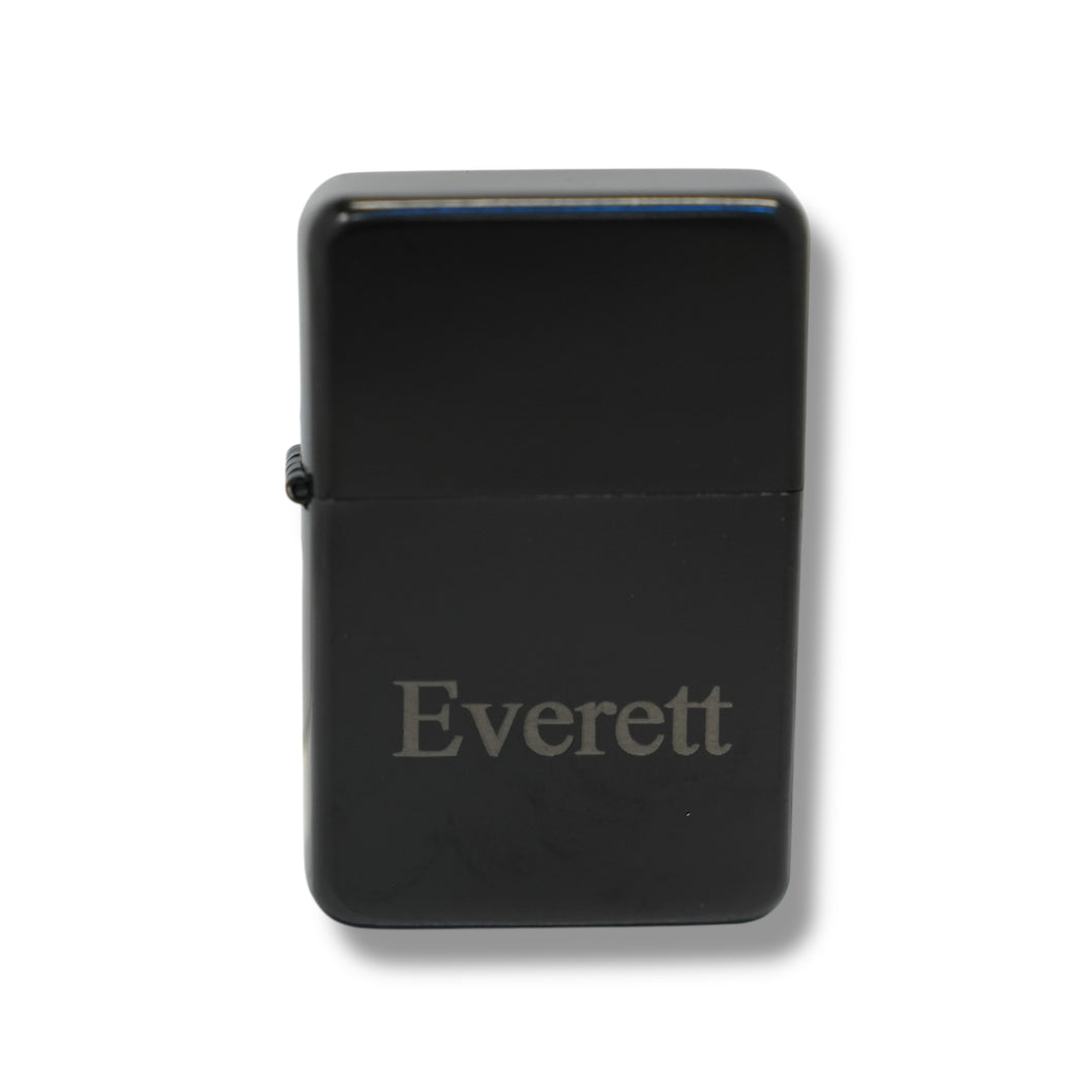 Lighter - Black Lighter With your Name Personalized in Times New Roman
