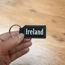 Load image into Gallery viewer, Keychain - Rectangle - ireland - Leather