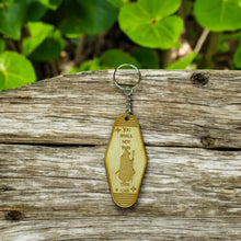 Load image into Gallery viewer, Keychain - You shall not pass this car - Birch wood