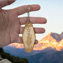 Load image into Gallery viewer, Keychain - You shall not pass this car - Birch wood