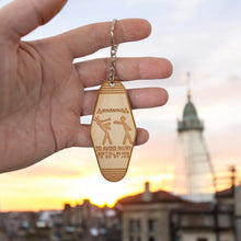 Load image into Gallery viewer, Keychain - Warning to avoid injury dont tell me how to do my job - Birch