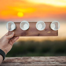 Load image into Gallery viewer, Flight Board with 4 shot glasses