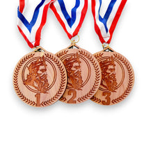 Load image into Gallery viewer, Award - 1st 2nd &amp; 3rd Place Zeus Medals - Cedar