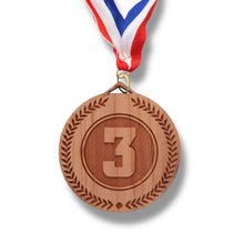 Load image into Gallery viewer, Award - 1st 2nd &amp; 3rd Place Standard Medal - Cedar