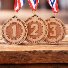 Load image into Gallery viewer, Award - 1st 2nd &amp; 3rd Place Standard Medal - Cedar