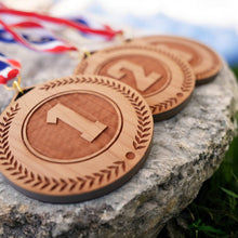Load image into Gallery viewer, Award - 1st 2nd &amp; 3rd Place Standard Medal - Cedar