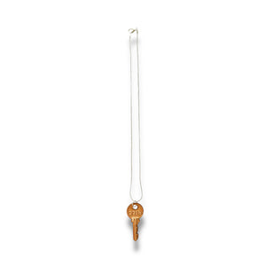 Necklace - 221b - Snake and Cable Link chains - Birch Wood