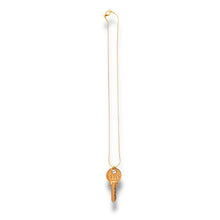 Load image into Gallery viewer, Necklace - 221b - Snake and Cable Link chains - Birch Wood
