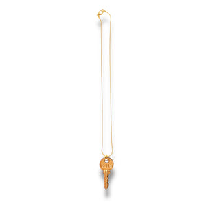 Necklace - 221b - Snake and Cable Link chains - Birch Wood