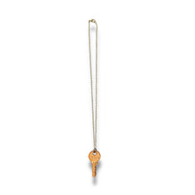 Load image into Gallery viewer, Necklace - 221b - Snake and Cable Link chains - Birch Wood