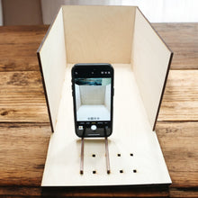 Load image into Gallery viewer, Phone Stand Photo Booth - 10x8x19in
