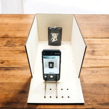Load image into Gallery viewer, Phone Stand Photo Booth - 10x8x19in