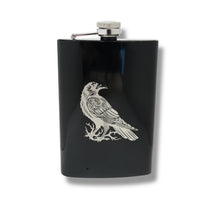 Load image into Gallery viewer, 8oz Crow Raven Flask
