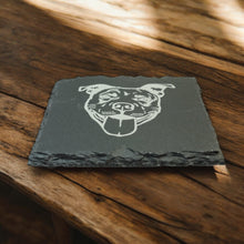 Load image into Gallery viewer, Coaster - Slate - PIt Bull - SET OF 2