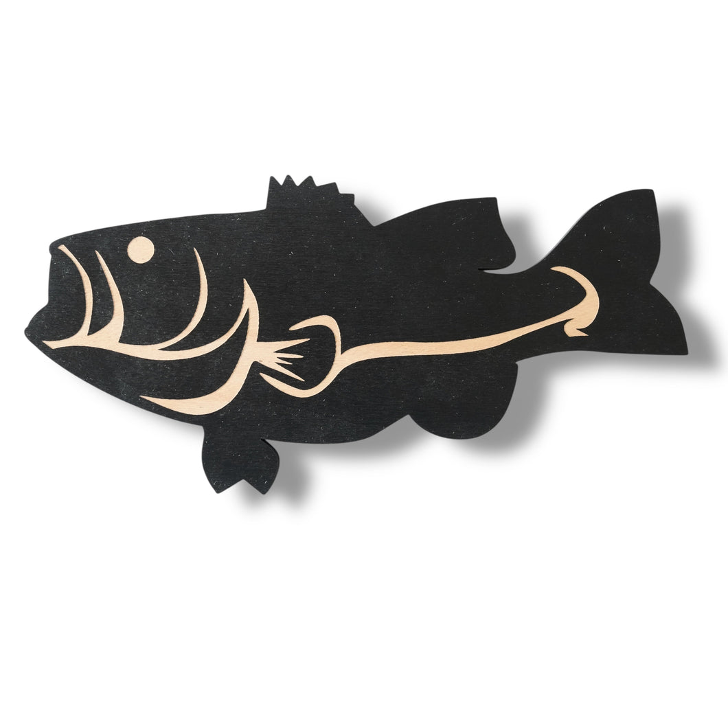 Sign - CUSTOM - Bass Fish