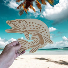 Load image into Gallery viewer, Sign - CUSTOM - Pike Fish