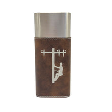 Load image into Gallery viewer, Cigar Case with Cutter - Lineman Leather