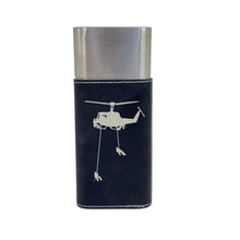 Load image into Gallery viewer, Cigar Case with Cutter - Helicopter Lineman Leather