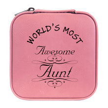 Load image into Gallery viewer, Jewelry Box 4x4 - CUSTOM - Worlds most awesome Aunt