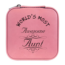 Load image into Gallery viewer, Jewelry Box 4x4 - CUSTOM - Worlds most awesome Aunt
