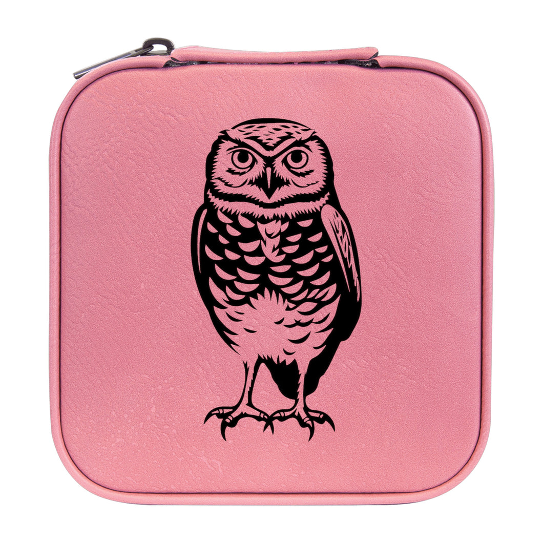 Jewelry Box 4x4 - CUSTOM - Burrowing Owl