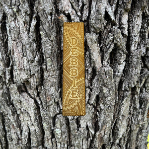 Bookmark - PERSONALIZED Polynesian Tribal - Birch