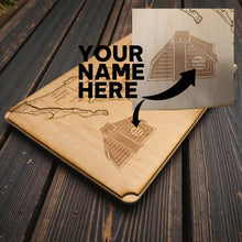 Load image into Gallery viewer, 31 States of Mexico With Pyramid - PERSONALIZED - Puzzle Map - Art Kit - Raw Wood 18x12 Inches - 32 pieces