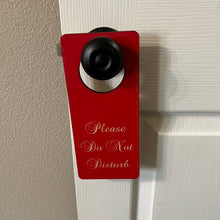 Load image into Gallery viewer, RED Please do not disturb door hanger Sign