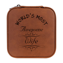 Load image into Gallery viewer, Jewelry Box 4x4 - CUSTOM - Worlds most awesome Wife