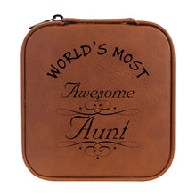 Load image into Gallery viewer, Jewelry Box 4x4 - CUSTOM - Worlds most awesome Aunt