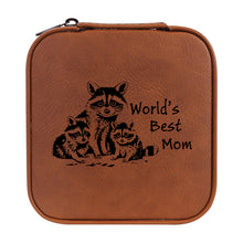 Load image into Gallery viewer, Jewelry Box 4x4 - CUSTOM - Worlds best mom with Raccoons