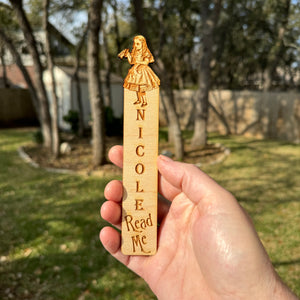 Bookmark - PERSONALIZED - Alice - Read Me